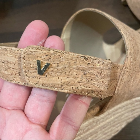 Vionic Brooke Cork Espadrille Wedge Supportive Sandals 10 - Picture 9 of 11